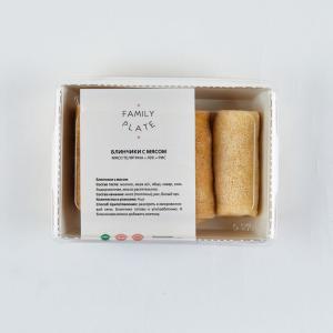 Family Plate Блинчики с мясом 4 шт, 240 гр